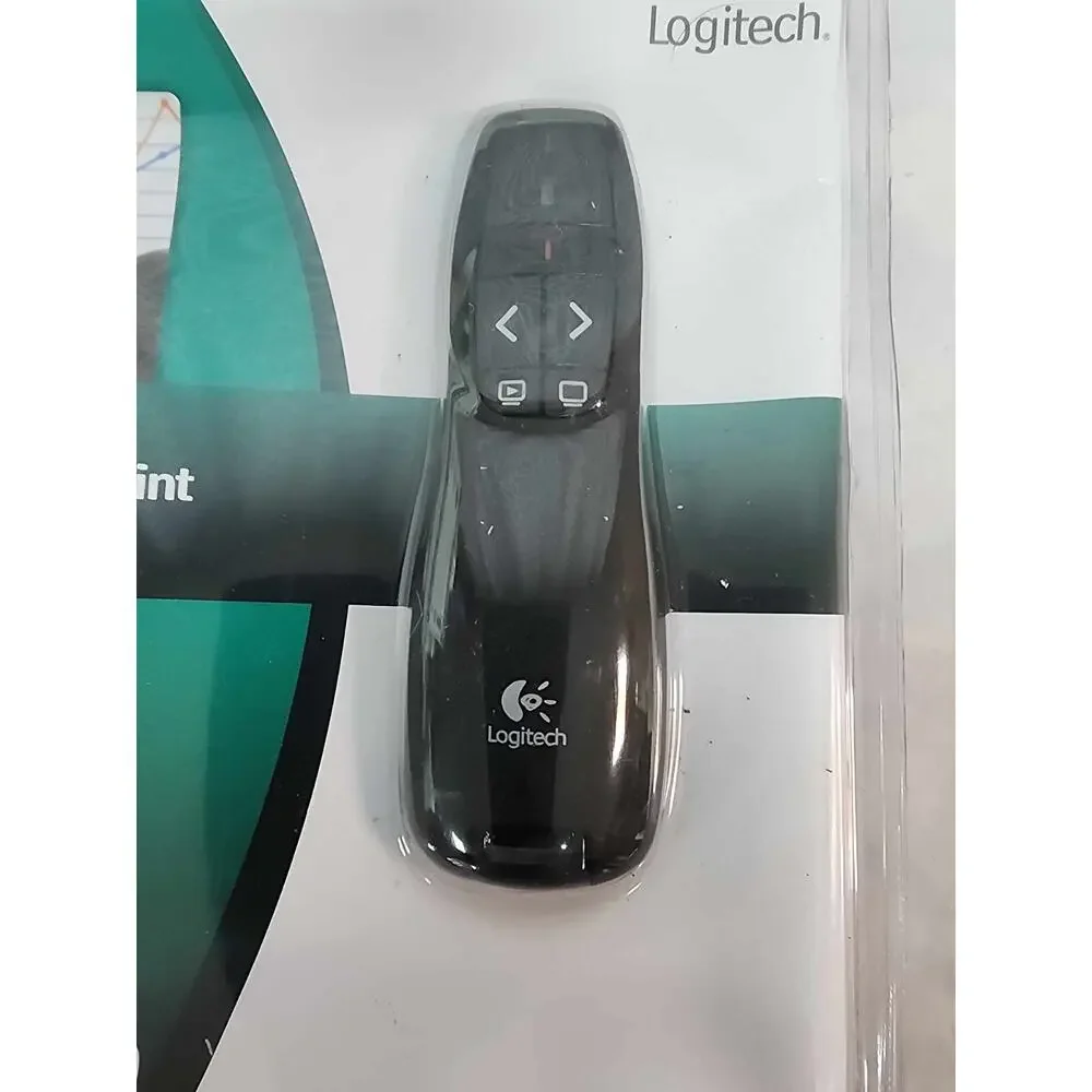 Logitech R400 Presenter Remote Control & Red Laser Pointer - Brand New Sealed